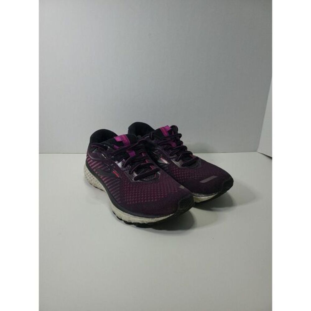 Brooks Ghost 12 1203051B063 Running Shoes Women's Size 7.5 Black/Plum Medium B.